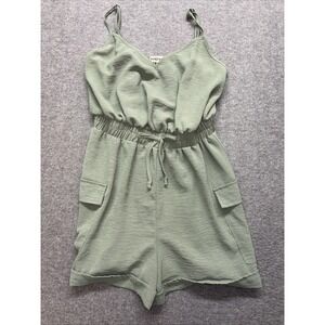 Inspired Hearts Women's Romper Green Small